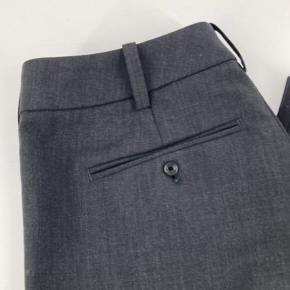 Zadig & Voltaire Womens Gray Wool Cropped Flat Front Dress Pants 34 US Size XS - Picture 10 of 16